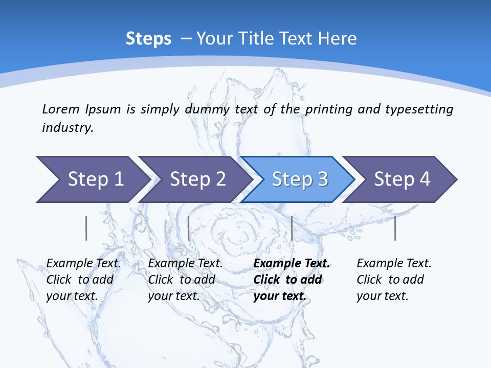 Rose Wash Macro PowerPoint Template