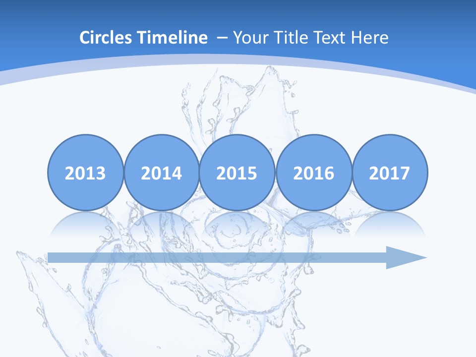 Rose Wash Macro PowerPoint Template