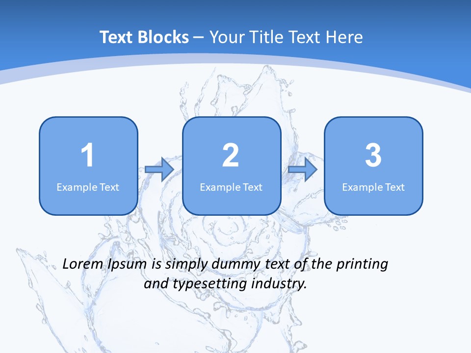 Rose Wash Macro PowerPoint Template