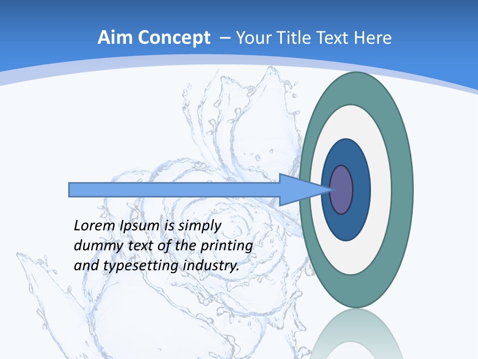 Rose Wash Macro PowerPoint Template