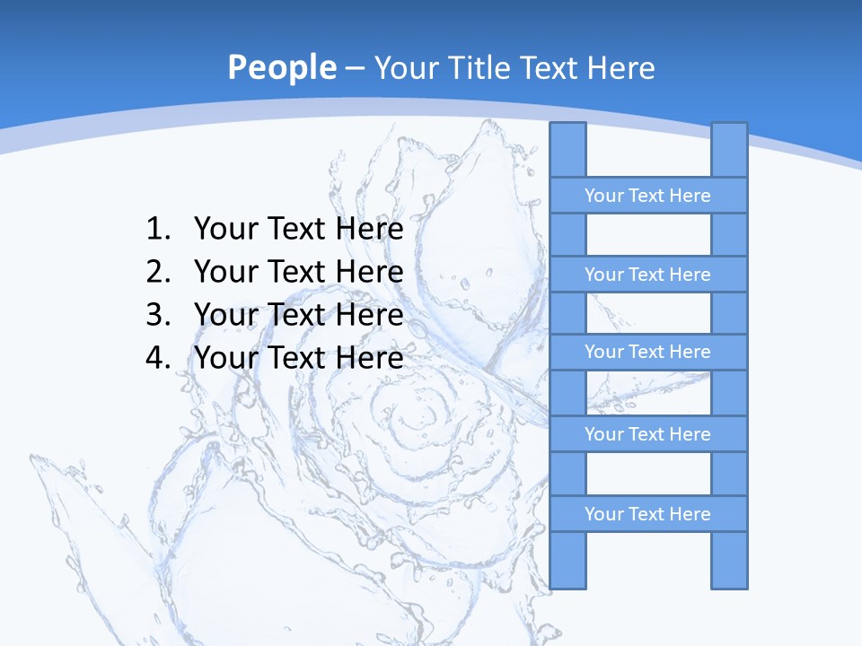 Rose Wash Macro PowerPoint Template