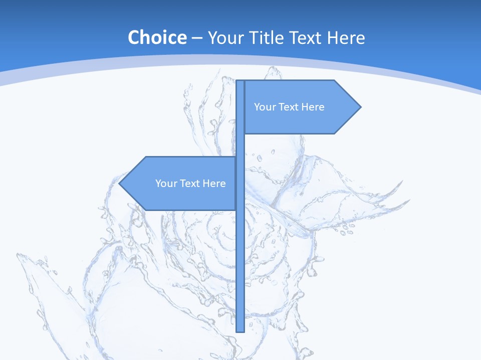 Rose Wash Macro PowerPoint Template