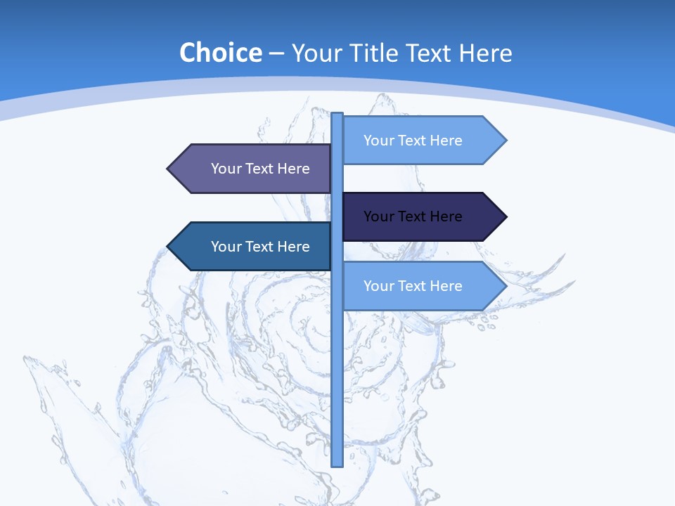 Rose Wash Macro PowerPoint Template