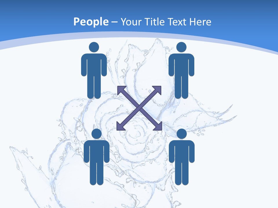 Rose Wash Macro PowerPoint Template