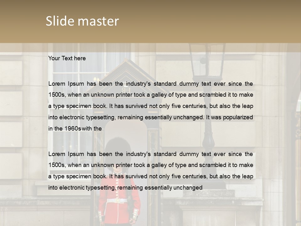 Soldier Army Helmet PowerPoint Template