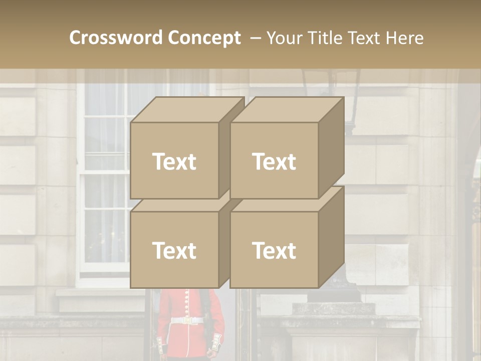 Soldier Army Helmet PowerPoint Template