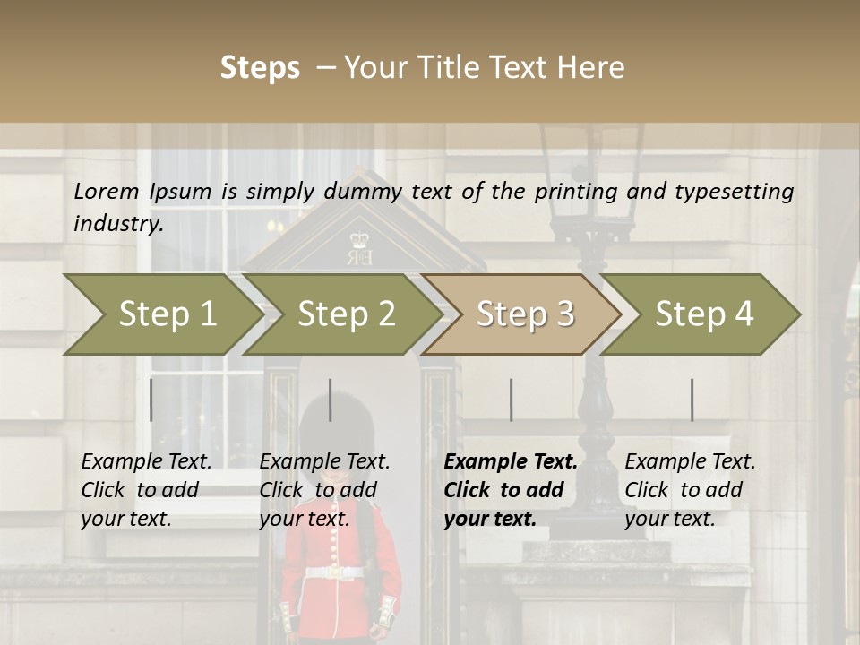 Soldier Army Helmet PowerPoint Template