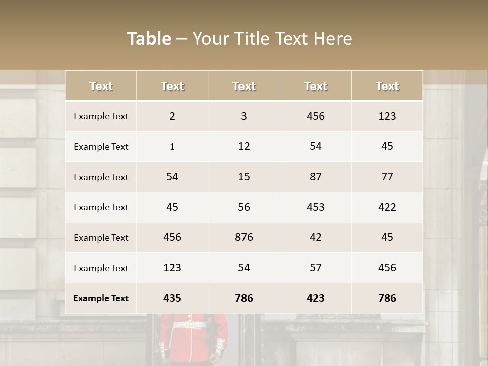 Soldier Army Helmet PowerPoint Template