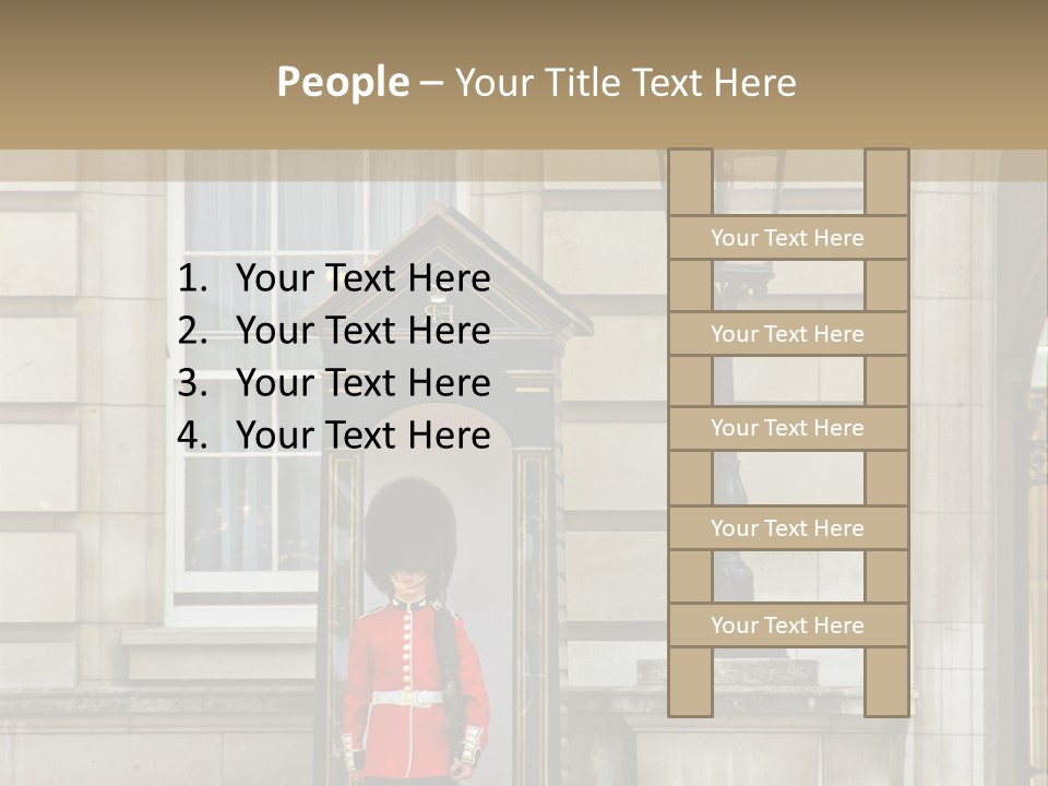 Soldier Army Helmet PowerPoint Template