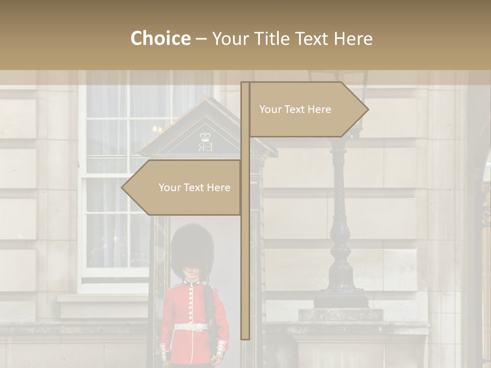 Soldier Army Helmet PowerPoint Template