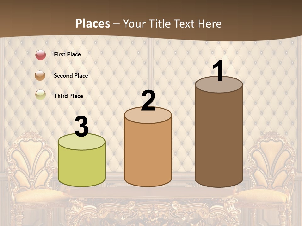 Backdrop Domestic Armchair PowerPoint Template