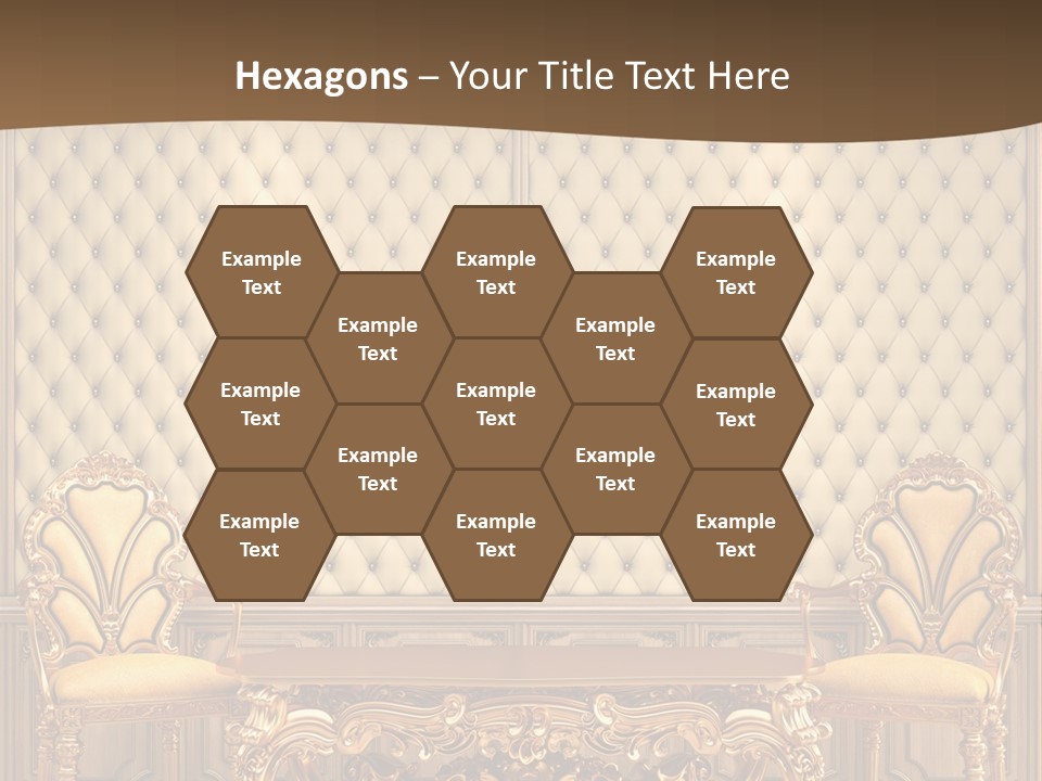 Backdrop Domestic Armchair PowerPoint Template