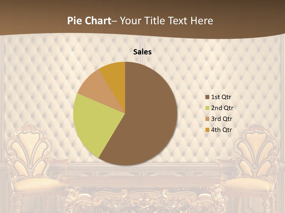 Backdrop Domestic Armchair PowerPoint Template
