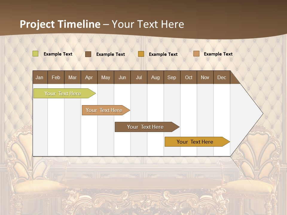 Backdrop Domestic Armchair PowerPoint Template
