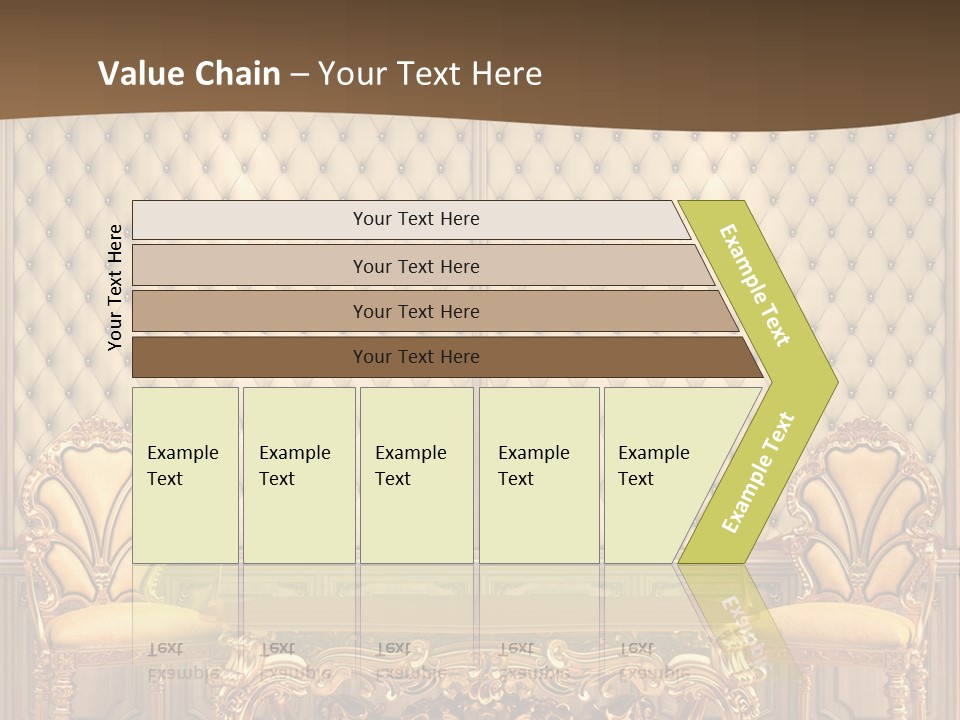 Backdrop Domestic Armchair PowerPoint Template