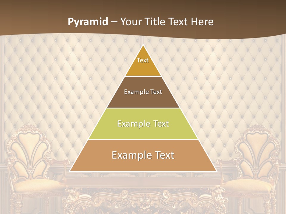 Backdrop Domestic Armchair PowerPoint Template