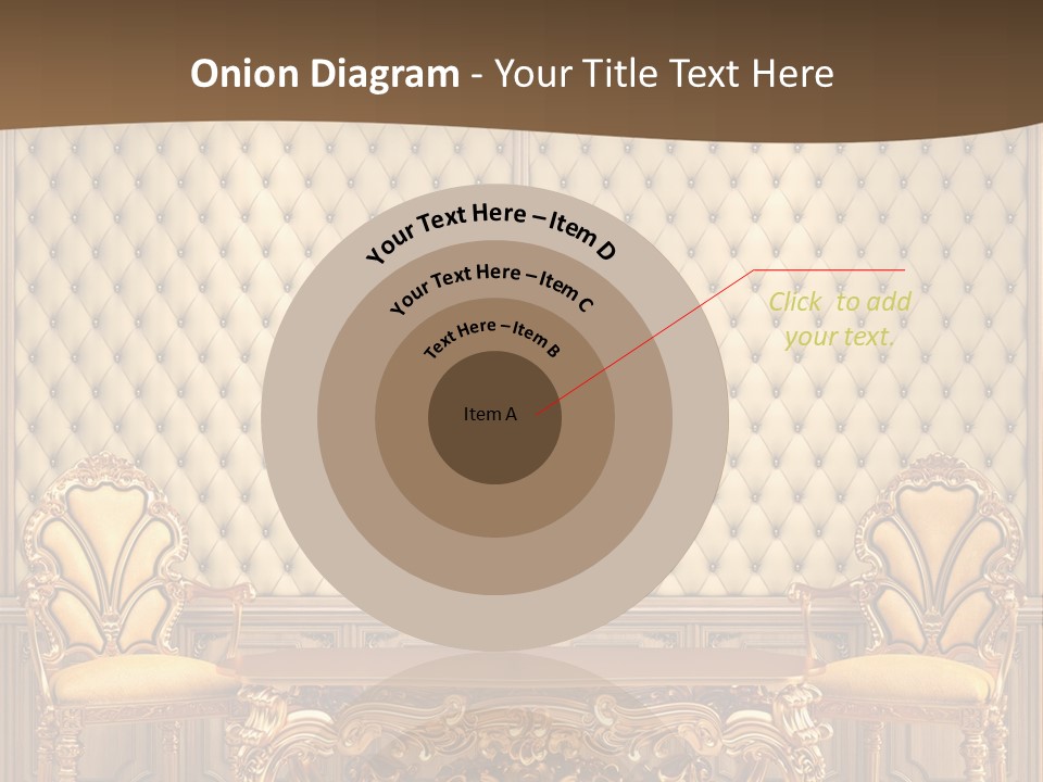 Backdrop Domestic Armchair PowerPoint Template