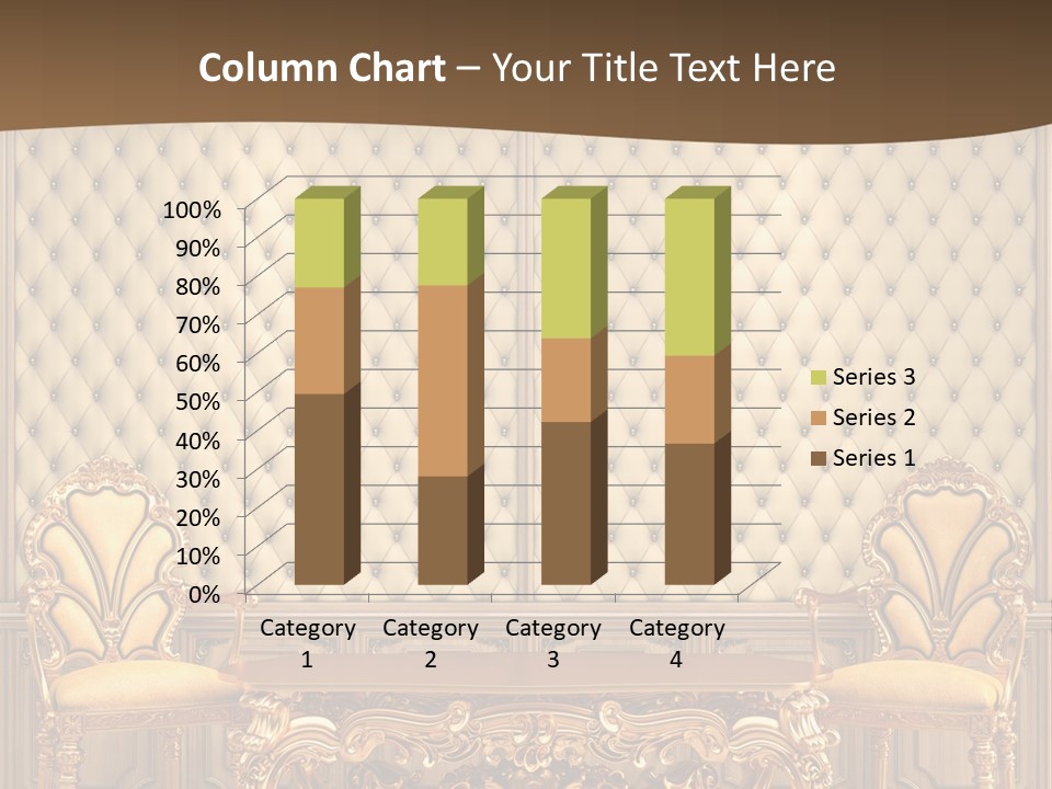 Backdrop Domestic Armchair PowerPoint Template