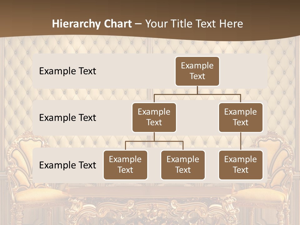 Backdrop Domestic Armchair PowerPoint Template