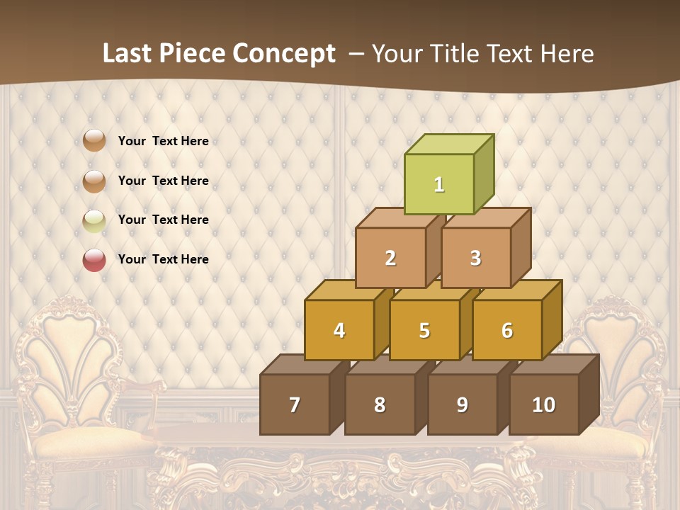 Backdrop Domestic Armchair PowerPoint Template