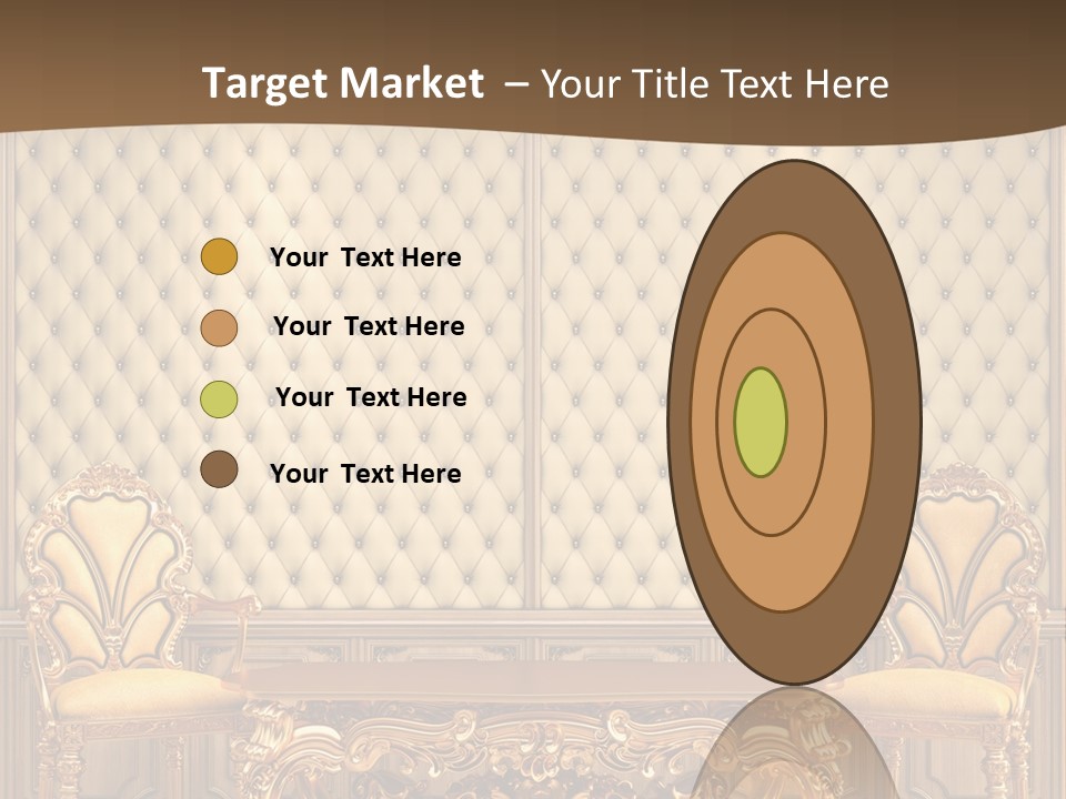Backdrop Domestic Armchair PowerPoint Template