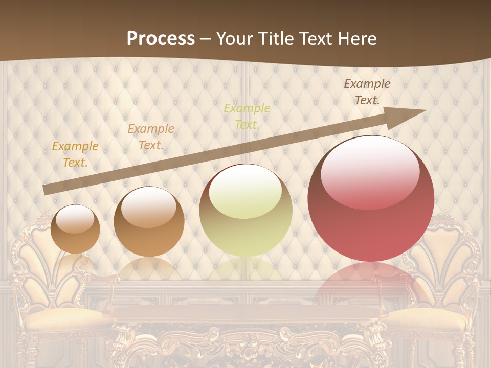 Backdrop Domestic Armchair PowerPoint Template