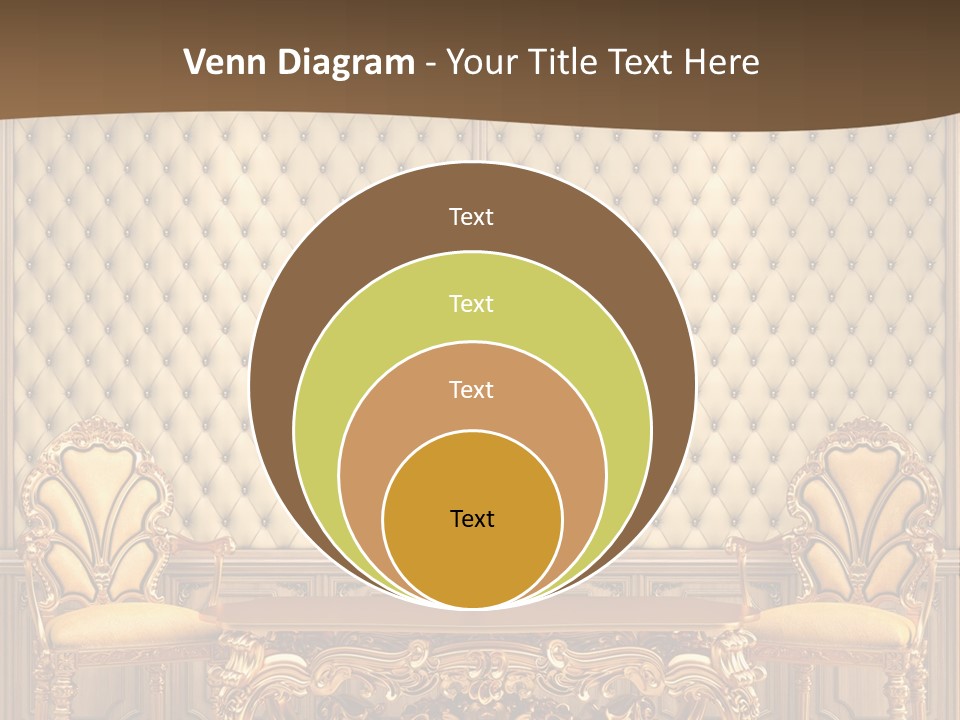 Backdrop Domestic Armchair PowerPoint Template