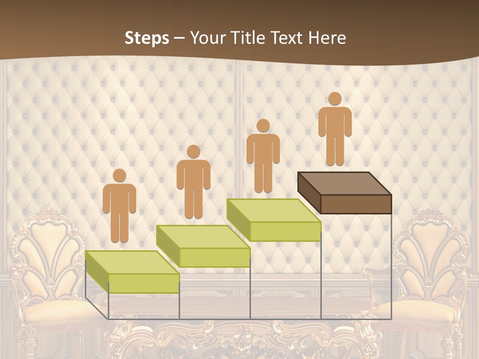 Backdrop Domestic Armchair PowerPoint Template