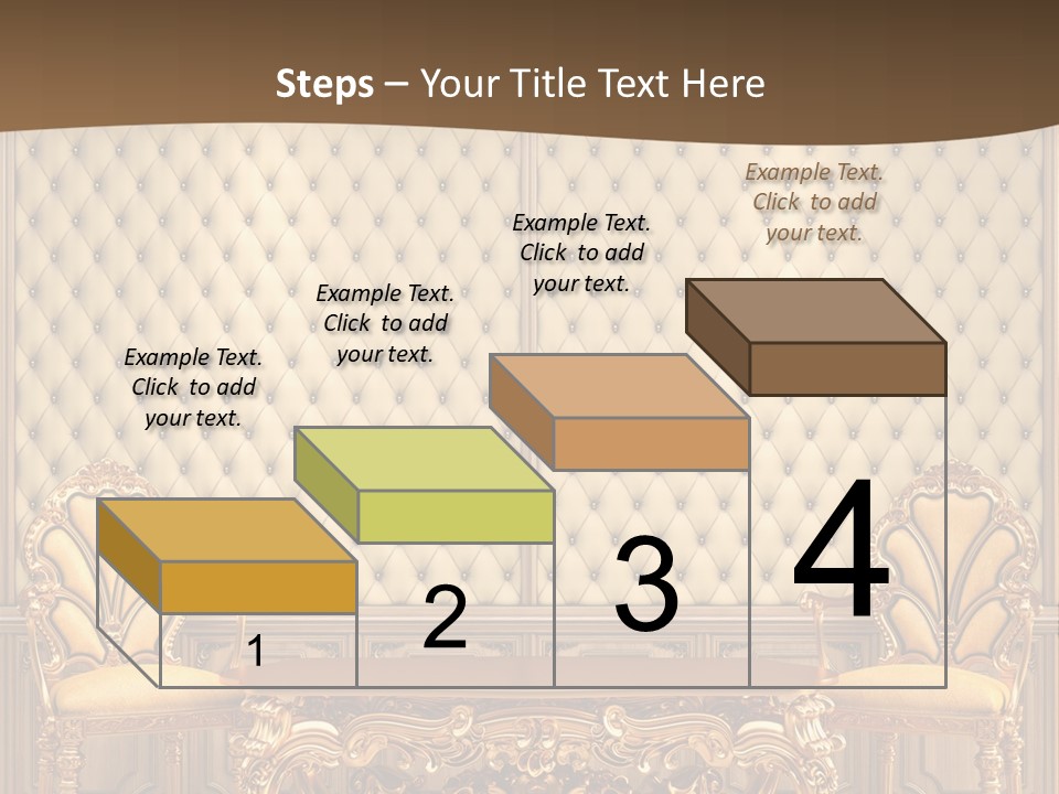 Backdrop Domestic Armchair PowerPoint Template