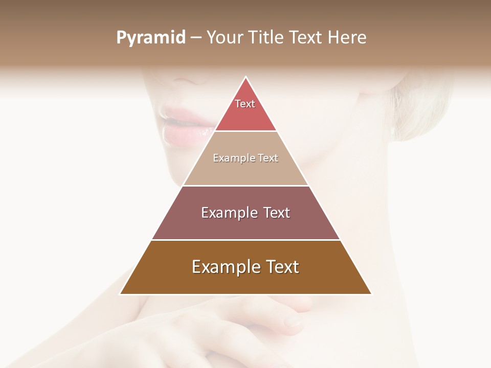 Female Model Tranquil PowerPoint Template