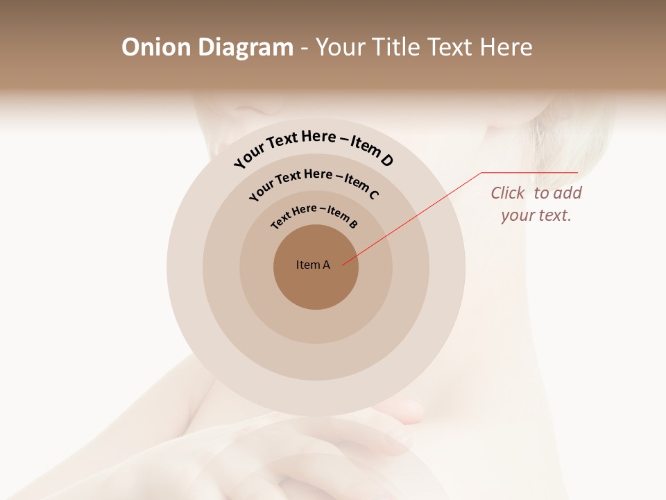 Female Model Tranquil PowerPoint Template