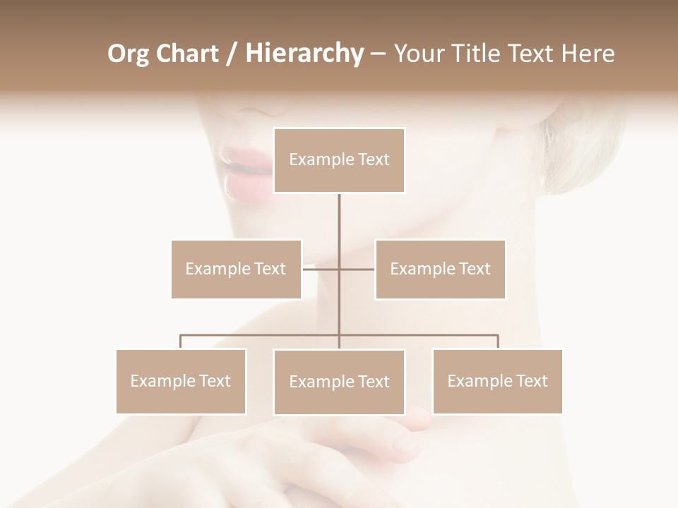 Female Model Tranquil PowerPoint Template