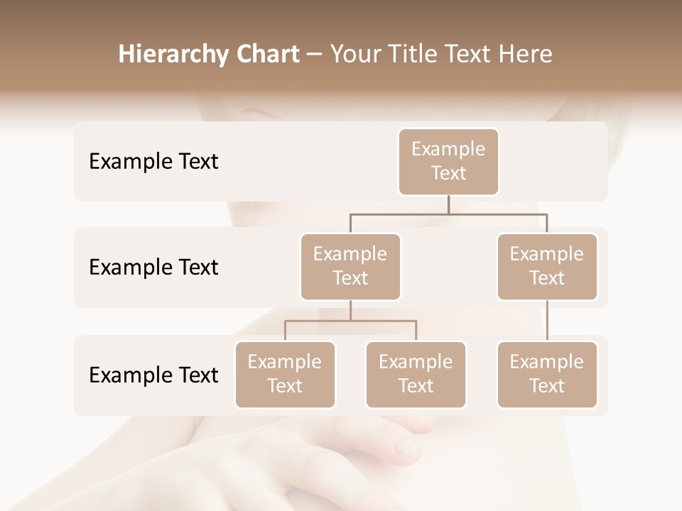 Female Model Tranquil PowerPoint Template