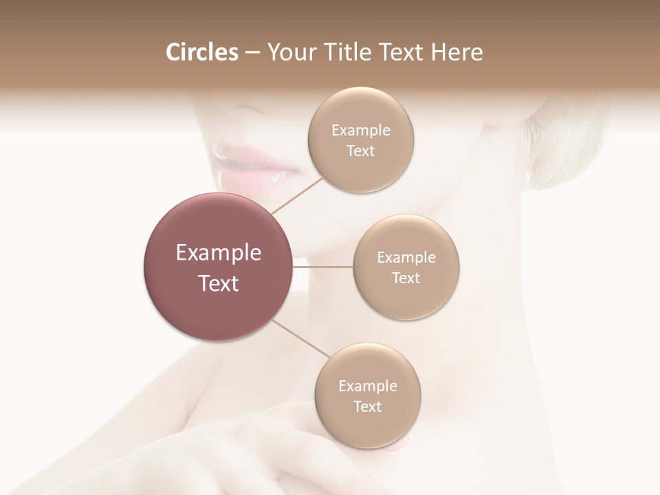Female Model Tranquil PowerPoint Template
