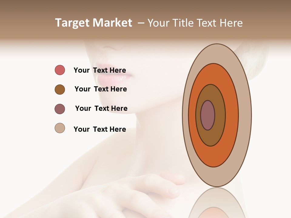 Female Model Tranquil PowerPoint Template