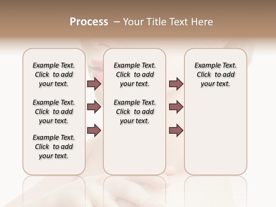 Female Model Tranquil PowerPoint Template