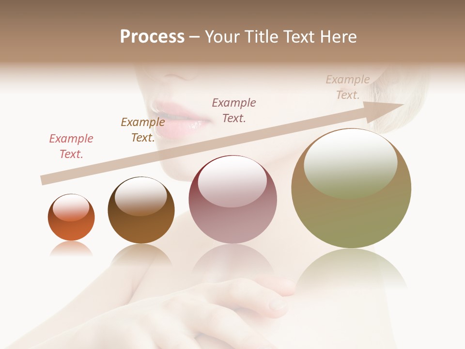 Female Model Tranquil PowerPoint Template