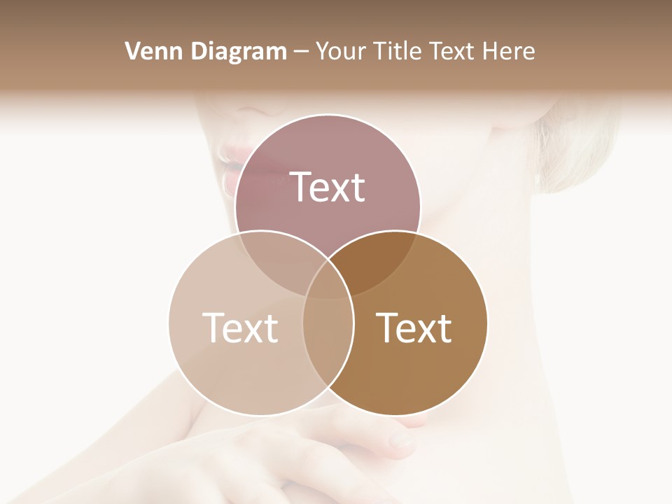Female Model Tranquil PowerPoint Template
