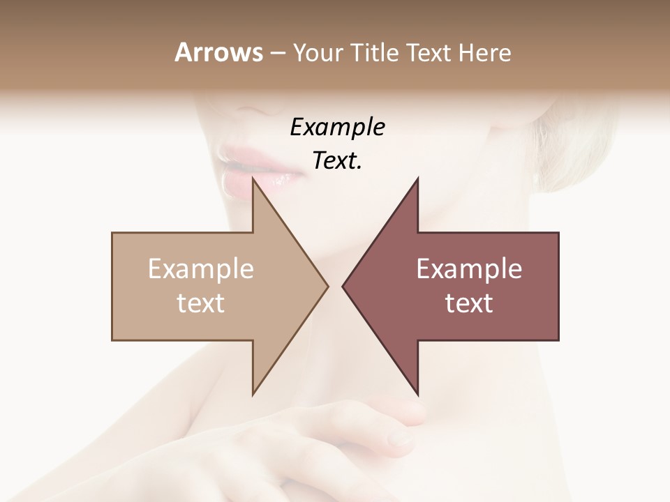 Female Model Tranquil PowerPoint Template