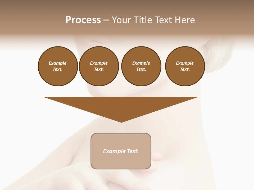 Female Model Tranquil PowerPoint Template