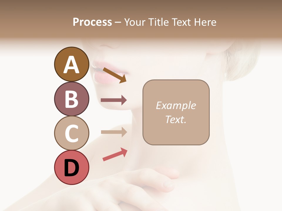 Female Model Tranquil PowerPoint Template