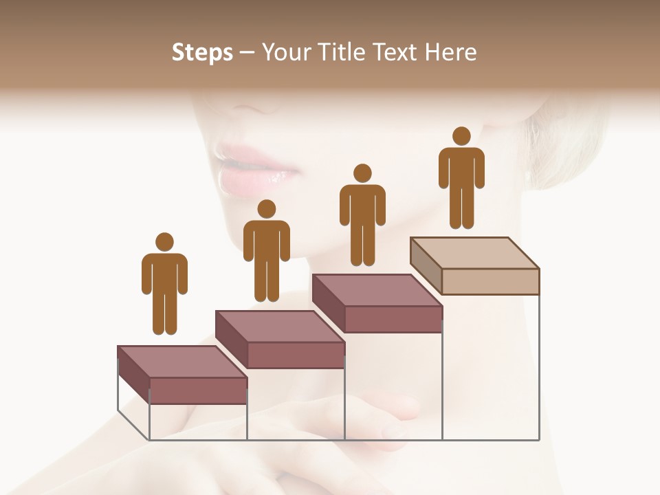 Female Model Tranquil PowerPoint Template