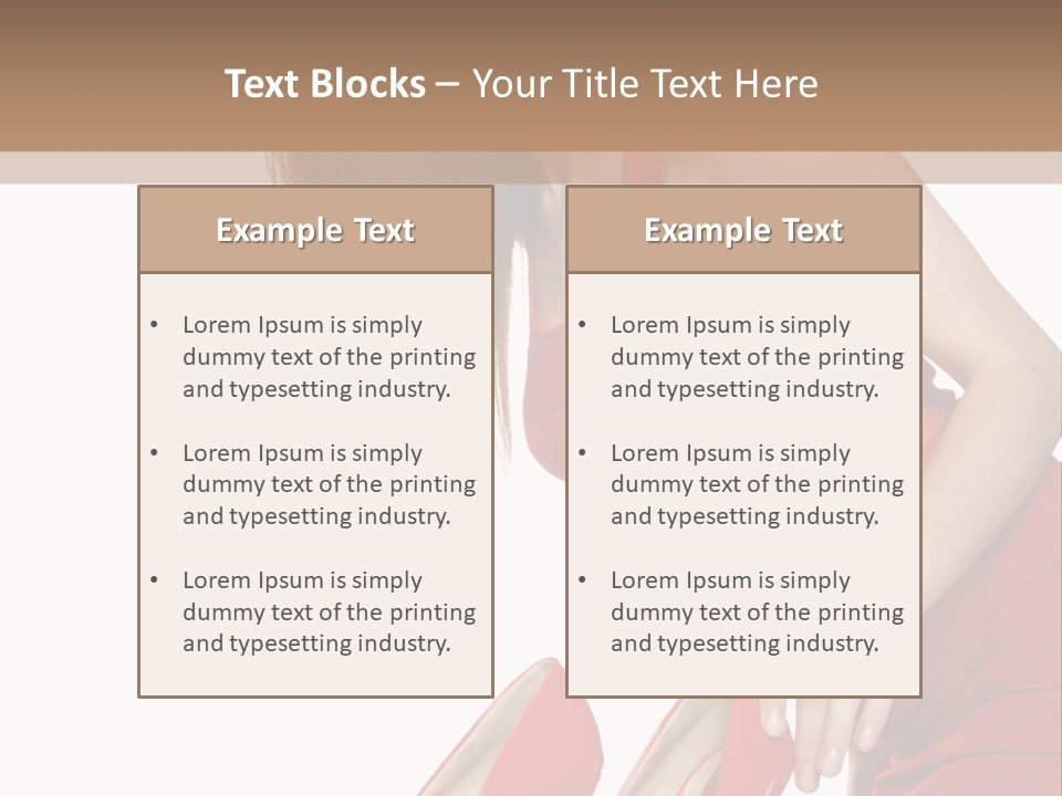 Fashion Holiday Copy PowerPoint Template