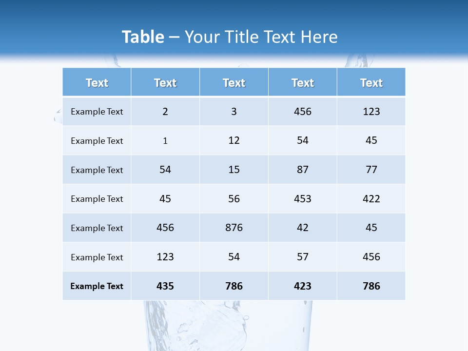 Hygiene White Transparent PowerPoint Template