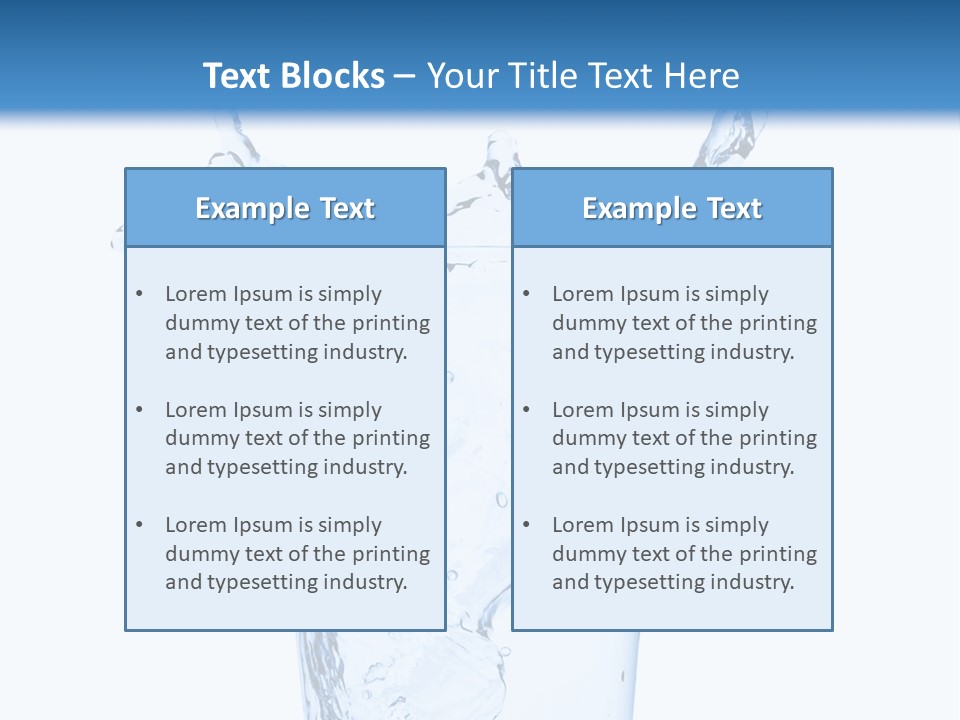 Hygiene White Transparent PowerPoint Template