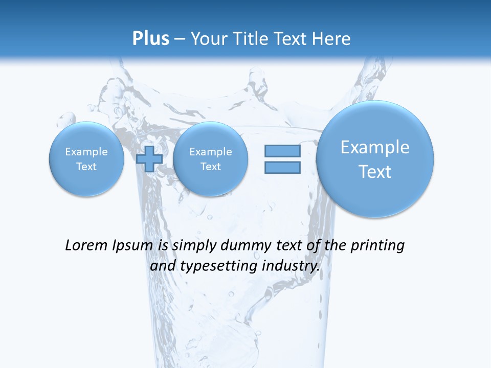 Hygiene White Transparent PowerPoint Template