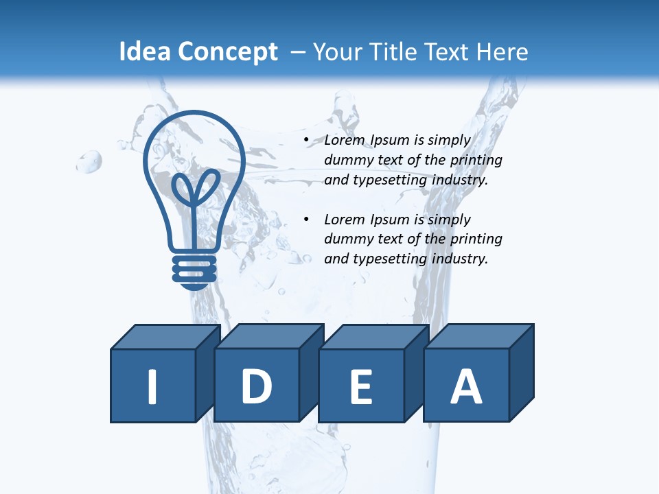 Hygiene White Transparent PowerPoint Template