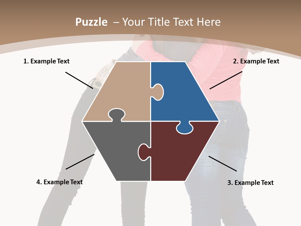 Two Women Young PowerPoint Template