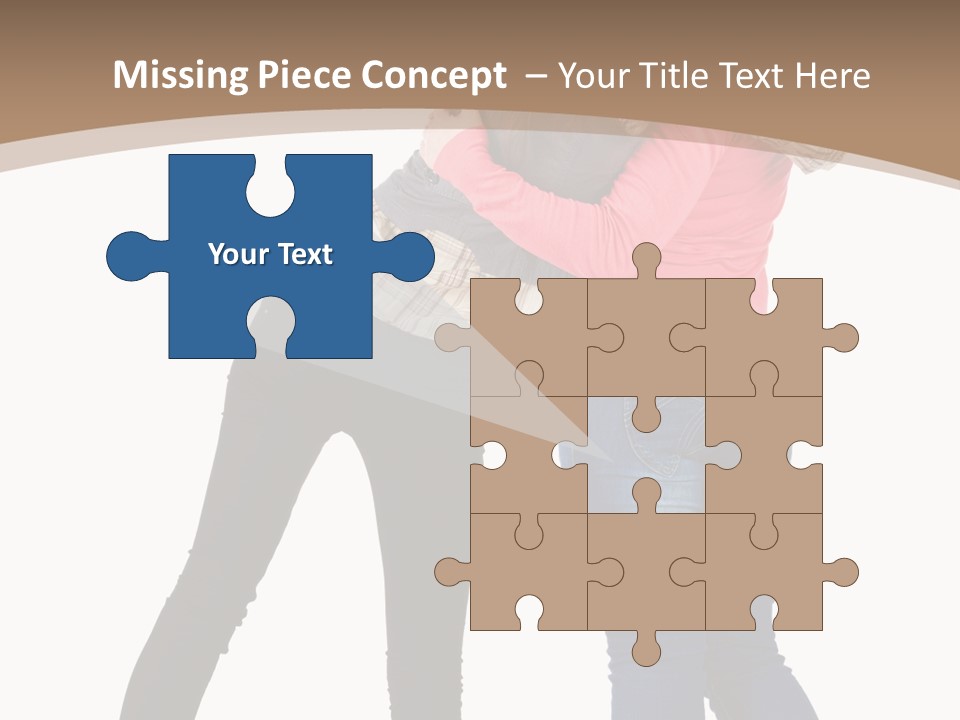 Two Women Young PowerPoint Template