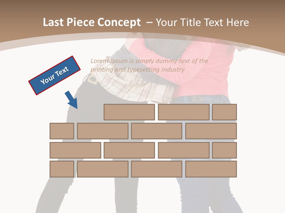 Two Women Young PowerPoint Template